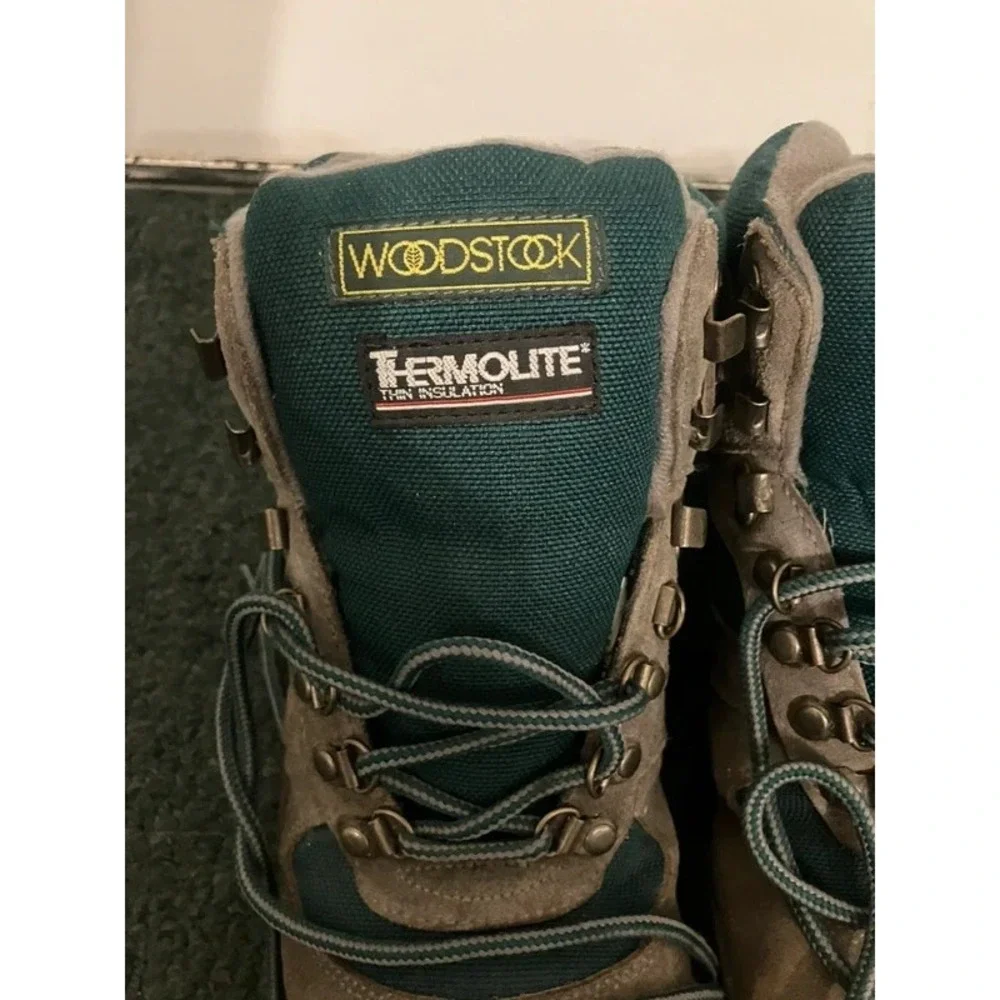 VTG WoodStock 70s-80s Thermal Insulation Boots Sz 10 Outdoors Hiking Gorpcore